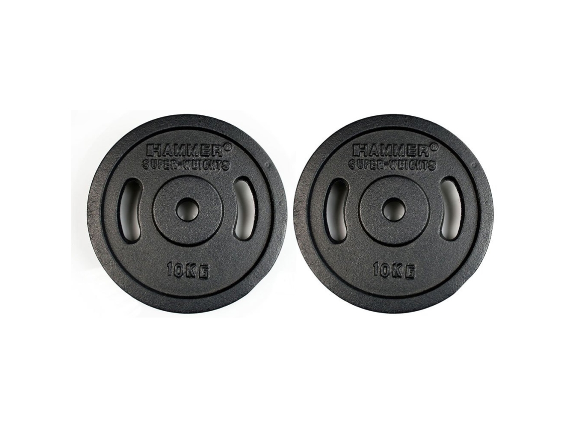 Disco de Ferro 10Kg 2 Unidades Prateado 10 kgfinnlo