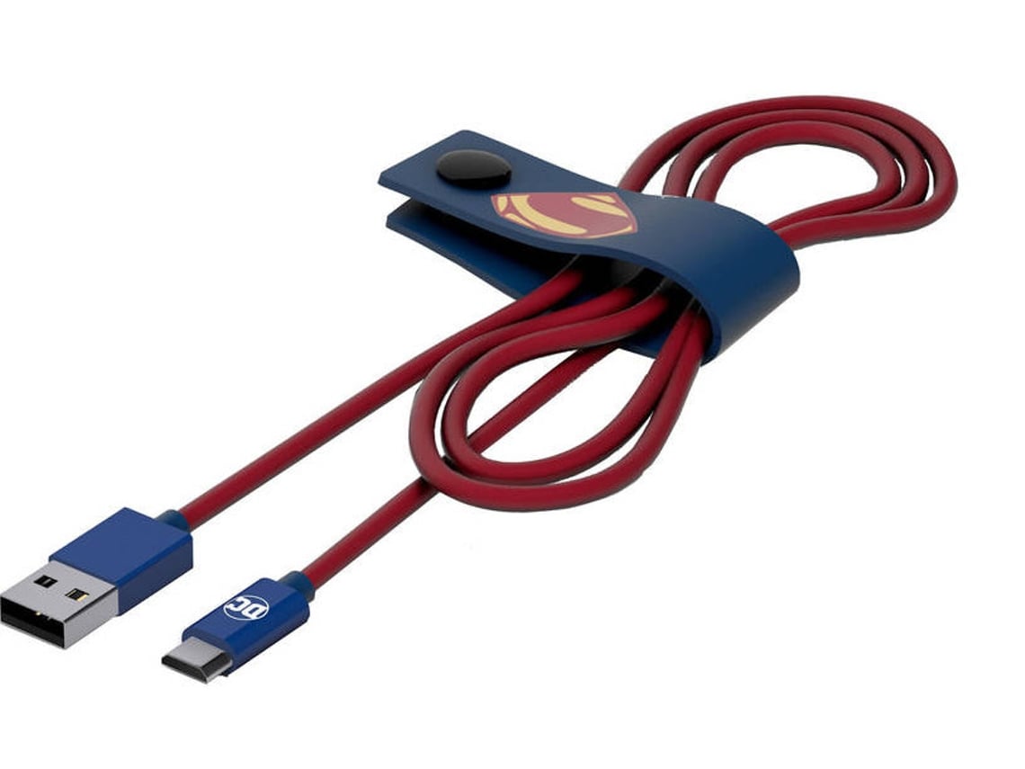 Cabo TRIBE Superman (USB - Micro-USB - 1.2m - Vermelho)