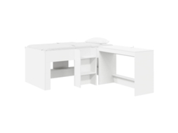 Cama Alta para Crianças com Mesa Branco 80 X 160 Cm MAISON EXCLUSIVE