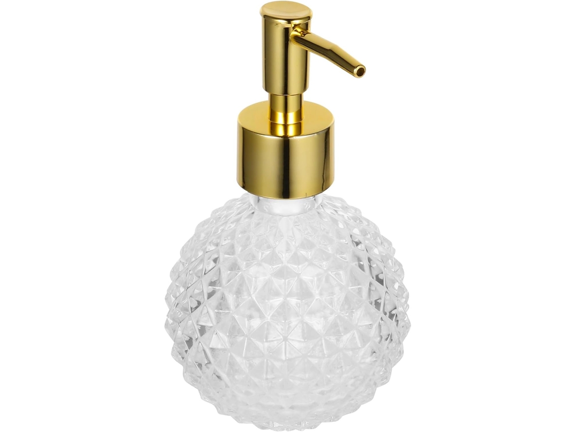 Frasco Com Bomba Dosadora Recarregável E Design Antiderrapante Para Loção E Sabonete.