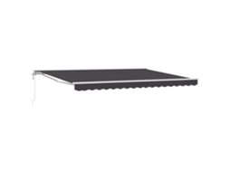 Conjunto 1 Toldo Retrátil Vidaxl Branco Alumínio (4 × 3 M)
