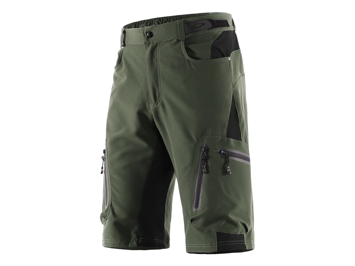 BUSINESS Calções de Ciclismo Respiráveis com Bolsos Zippered