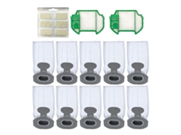 Para O Aspirador Sem Fio Vorwerk Kobold Vk7 Fp7 10 Sacos De Pó, 2 Pré Filtros, 1 Tablete/bastão Fragrância. Tuotuo