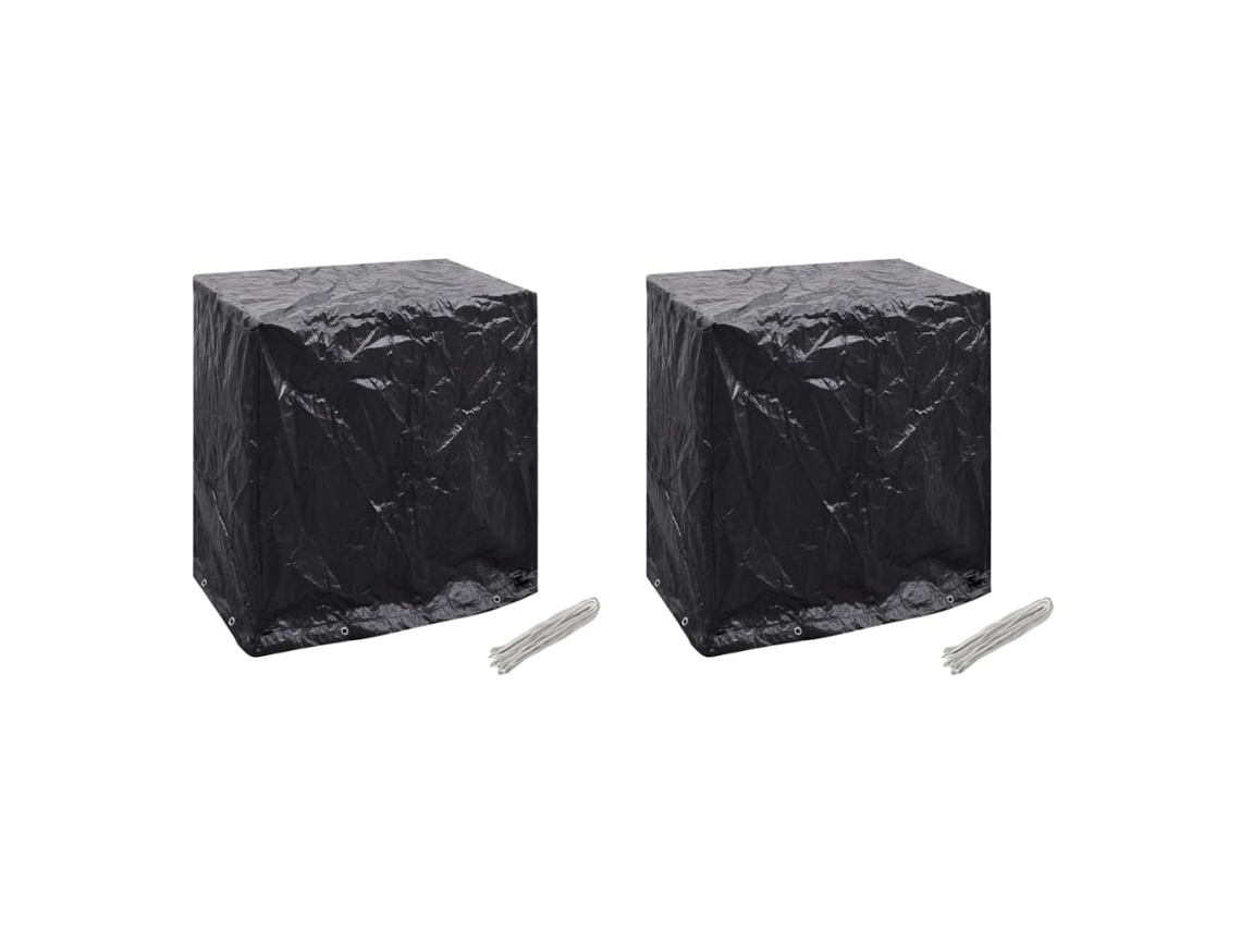 Garden Furniture Cover, Garden Furniture Covers Vidaxl Preto Polietileno (n/a)