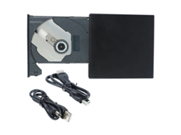Unidade De Dvd Externa Usb 2.0 Plug And Play Leitor De Dvd Drive De Cd Para Laptop Desktop Aio