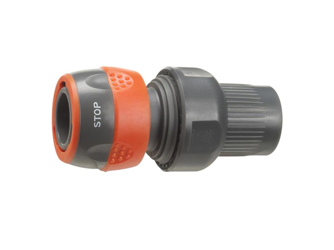 Conector manguera soft-touch 3/4 stop