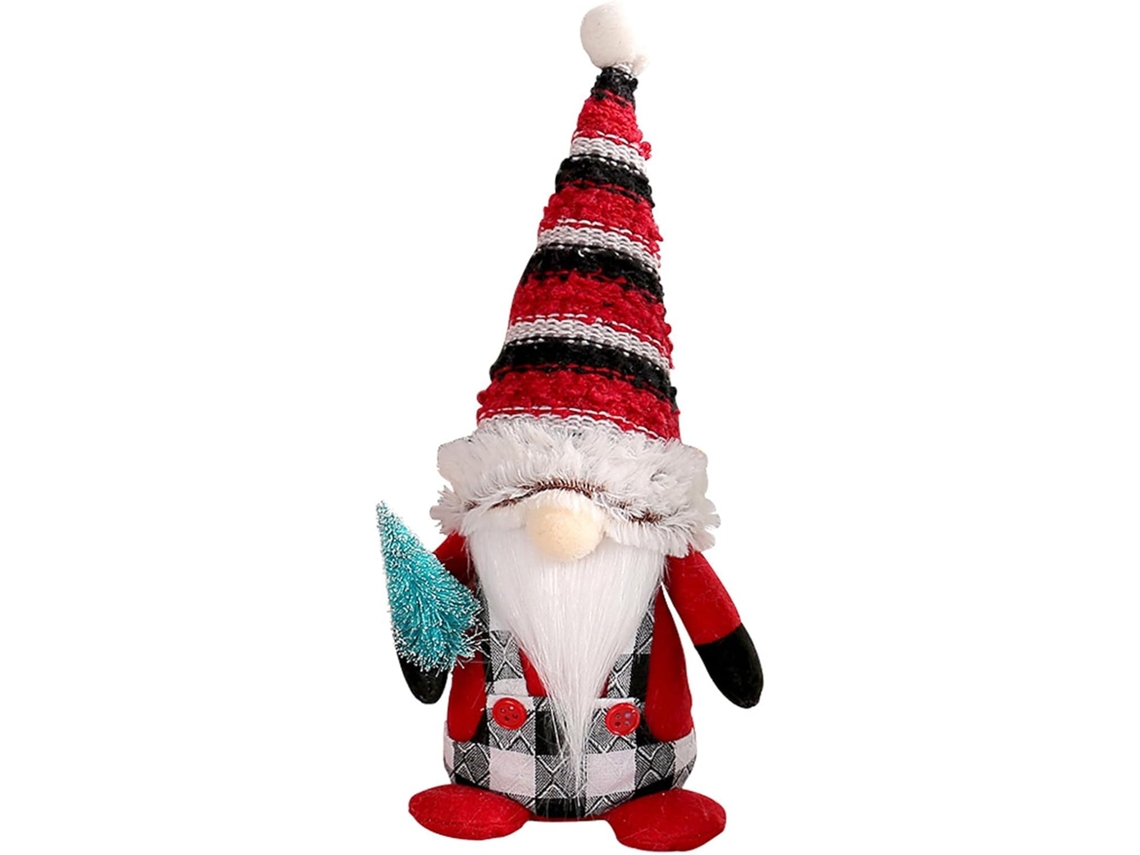 Gnomos De Natal De Tricô, Bonecos Sem Rosto, Figuras Festivas De Gnomos Para Vitrines, Festas