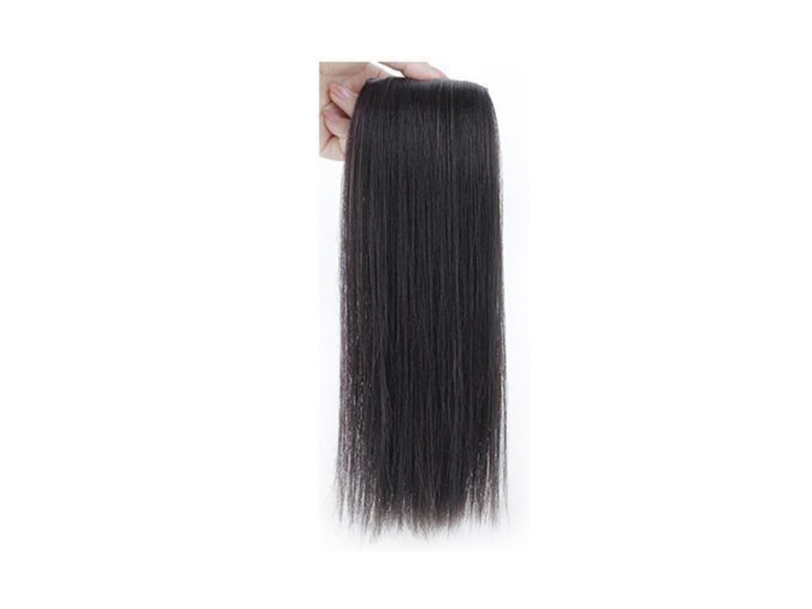 2026 topper de Pelo Sintético para Mujer, Voluminoso Y Fluffy, 30cm Negro Natural, Ideal para Citas Y Fiesta de Cumpleaños