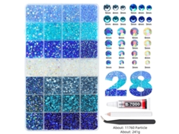 Conjunto de Strass para Decoração de Unhas, Ideal para Nail Art e Trabalhos Manuais CZHHMART (estilo 3)