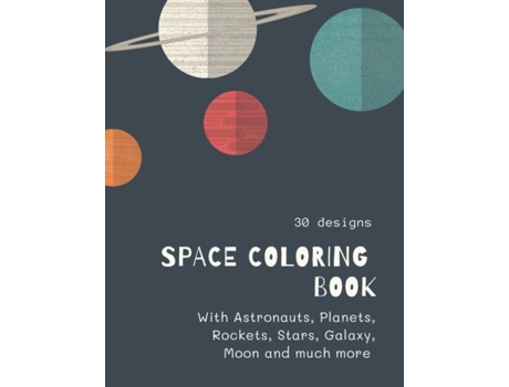Livro Space Coloring Book De Ananda Store (inglês)