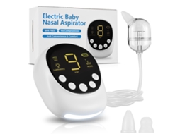 Mali aspirador Nasal Elétrico para Bebê 9 Níveis Luz Noturna Música Suave Bateria Integrada