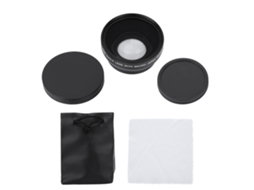 Lente De Ângulo Amplio Hd 0.45x Para Câmera Com Montura 49mm