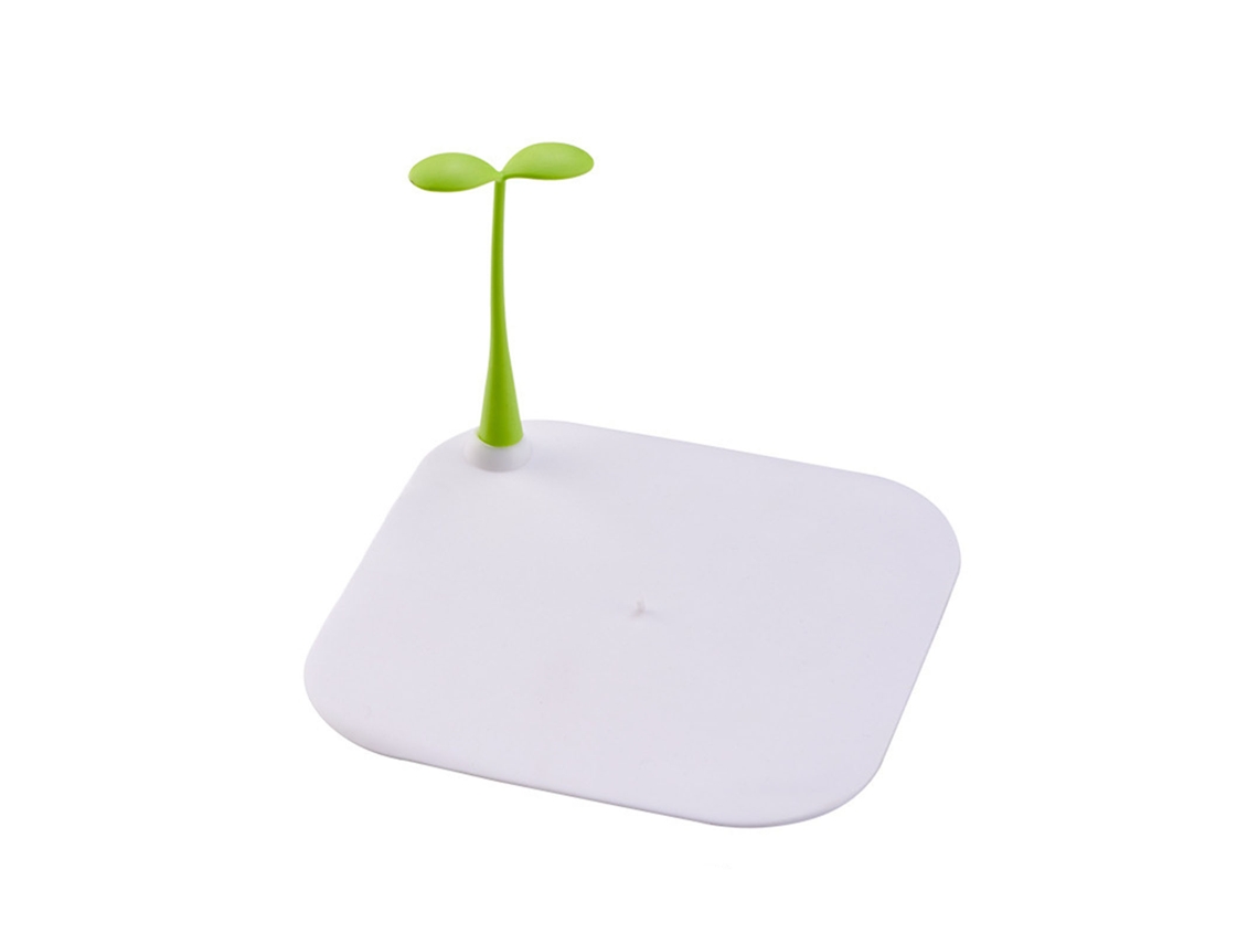 Tampa De Ralo De Silicone Branca Para Banheira E Pia