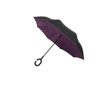 Guarda-Chuva Dupla, Resistente Unissexo SMATI Invertido Vento Abertura Roxo (e 80 cm)