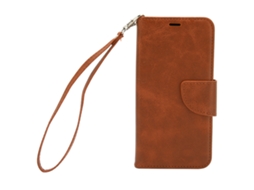 Capa de couro para iPhone 12 Pro, flip, carteira, suporte, couro de cordeiro