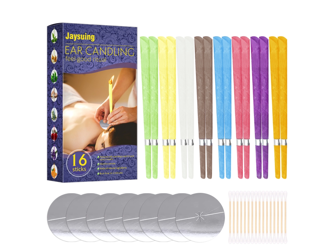 Kit Limpeza Cera Auricular Jaysuing Aromático