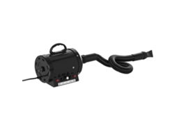 Secador de Cabelo Profissional para Pets 2800w Velocidade Temperatura Ajustáveis, 3 Bicos Intercambiáveis Preto