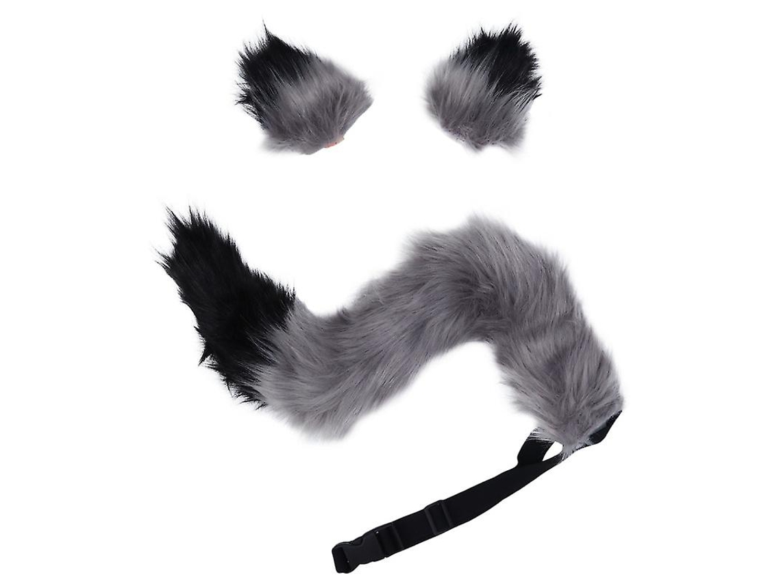 1Pcs Conjunto de Orelha e Cauda para Decorações de Halloween ALLINLESS