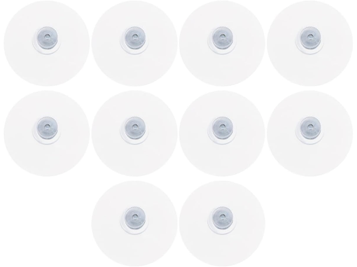 Inoomp Conjunto De 10 Ganchos Ventosa 5, 3cm Com Parafusos M4 E Porcas De Plástico, Ganchos Resistentes Para Janelas De