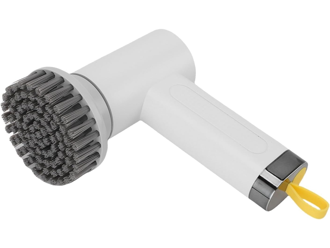 Escova De Limpeza Elétrica Sem Fio Kadimendium, Esfregão Manual De 2 Velocidades Para Azulejos Banheiro E Cozinha, 3 Cabeças