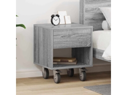 Vidaxl Mesa-de-cabeceira Cinza Sonoma 40,5 X 40 X 48 Cm