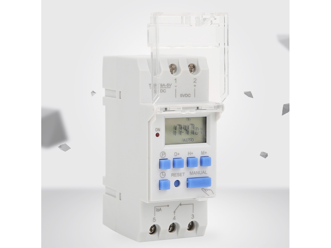 Laxiscreed Timer Com Contagem Regressiva, Ecrã Lcd E Interruptor Automático Para Maior Conveniência