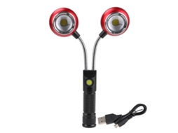 Lanterna De Trabalho Led Cob Recarregável Magnética