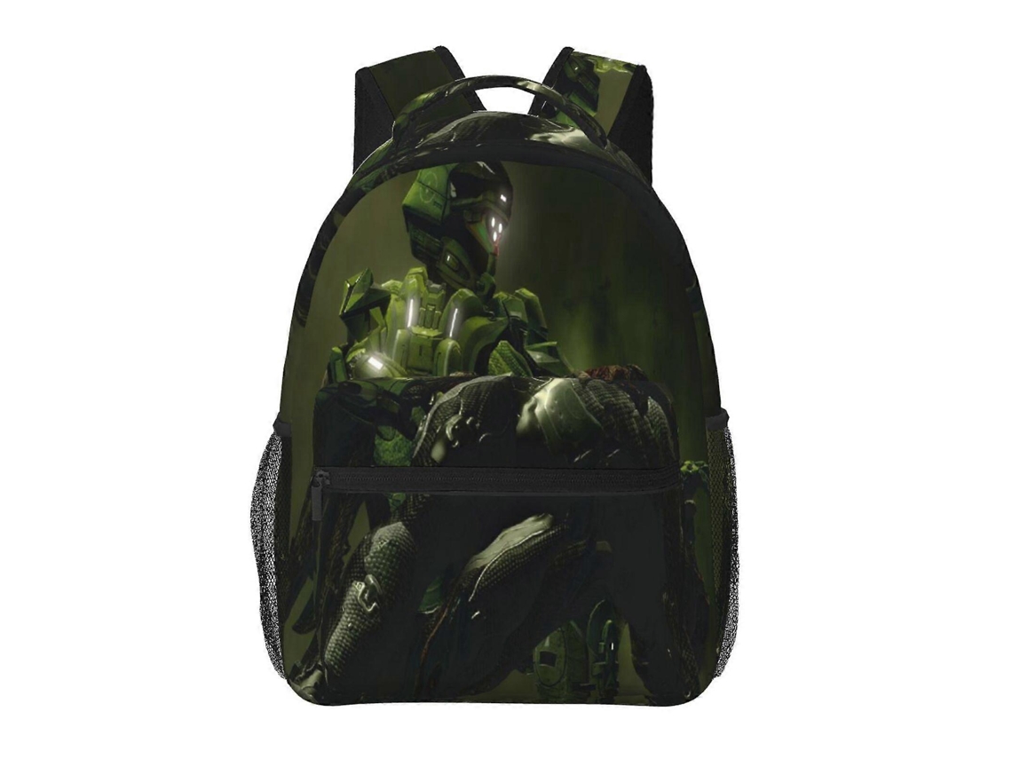 U107 Halo Wallpapers Mochila De Estudante, Mochila Durável E Leve, Mochila À Prova Dágua Com Alça De Ombro Respirável J107 Olysi Shop