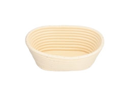 Cesta De Fermentación Para Pan Lavable De Forma Innovadora 21x14x8cm Beige Para Panadería Casera