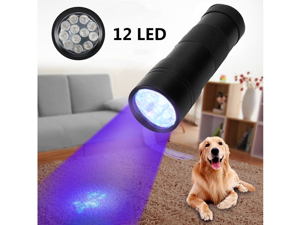 Lâmpada De Manicure Com Lanterna Violeta De 12 Leds E Luz Ultravioleta Uv