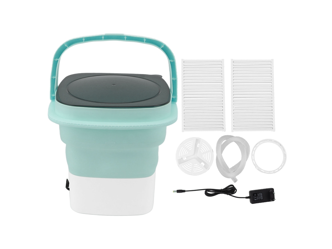 Máquina de Lavar Portátil Dobrável Mini Pequena para Lavanderia Apartamento Viagem Roupa Íntima Bebê | S/MARCA