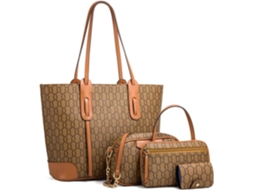 Bolsa Transversal Feminina Grande e Elegante com Zíper, Couro Pu. de Ombro Sofisticada, Estilo Sacola AQUAFORGE