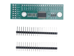 Módulo de expansão i/o i2c interface 16 bits placa com pinos mcp23017 e/ss S/MARCA