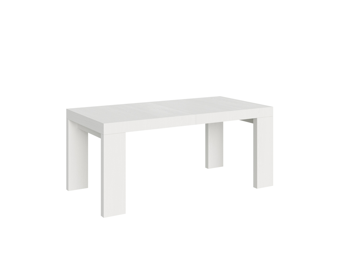 Mesa Extensível Roxell 200/304x90 Cm Freixo Branco Itamoby