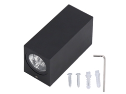 2026 lâmpada de Parede de Duas Cabeças 12w Impermeável Alumínio Exterior Moderna Luz Quente 85 265v Cima Baixo