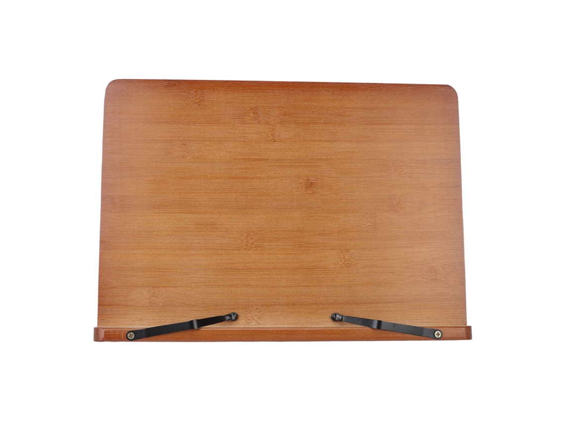 Suporte para livros de bambu Slowmoose, elevável, ajustável e portátil, ideal para idosos e pessoas com deficiência