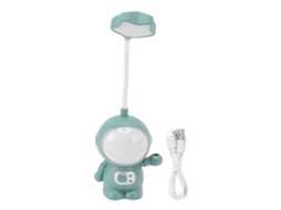2026 lâmpada de Mesa Led para Quarto com Carregamento Usb Protetora Dos Olhos Forma Única Portátil Luz Suave Quente para Estudo Leitura Verde