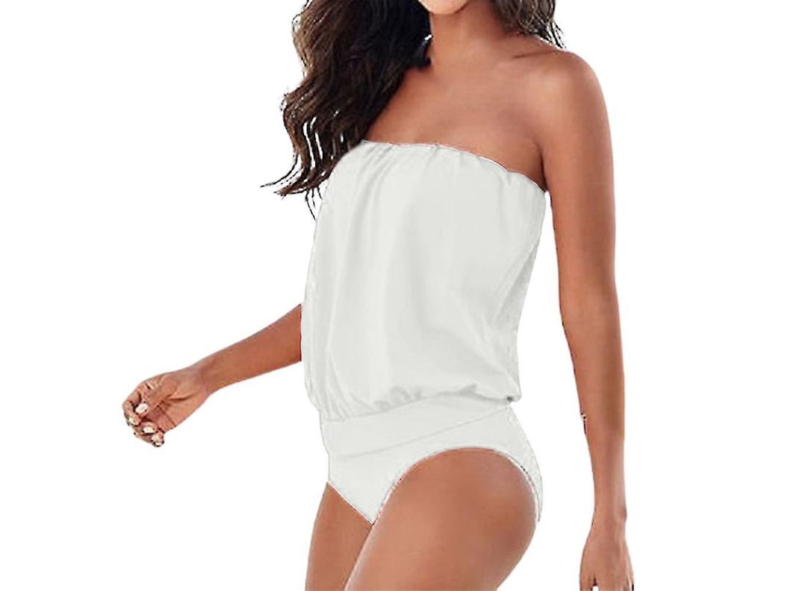 Fasst monokini Mulher Bandeau Sem Arcos Sem Tirantes Verão Praia Piscina | S/MARCA