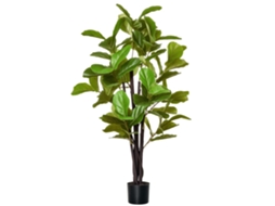 Ficus Artificial para Interiores e Exteriores. Planta Artificial Realista com 78 Folhas. 130cm Ge