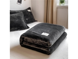 Manta de Flanela Fansu Cor Sólida Quente e Macia em Microfibra Ideal para Cama Sofá Todas as Estações 230x250c
