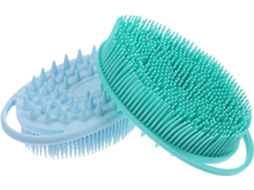 Lurelia Conjunto De 2 Escovas De Silicone Para Duche, Silicone Macio, Dupla Face E Pega Ergonómica, Banho Relaxante
