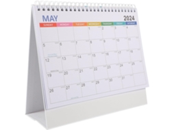 Calendário De Mesa Elegante Para Escritório E Casa. Design Prático.