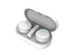 Microfone De Lapela Sem Fio Com Redução Ruído Magnético, Plug Play, Compatível Interface Tipo C Android Aquaforge (branco)