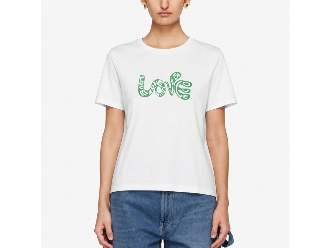 Camiseta Rockinstone Green Love Anna Mills - Estilo de designer exclusivo