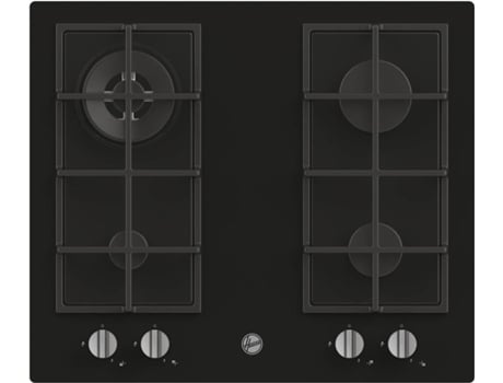 Placa de Gás HOOVER HVG6BR4K3B (Gás Natural - 60 cm - Preto)