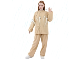 Conjunto De Chuva, Jaqueta De Chuva Leve E Respirável, Jaquetas Com Capuz, Calças, Refletivas, Unissex