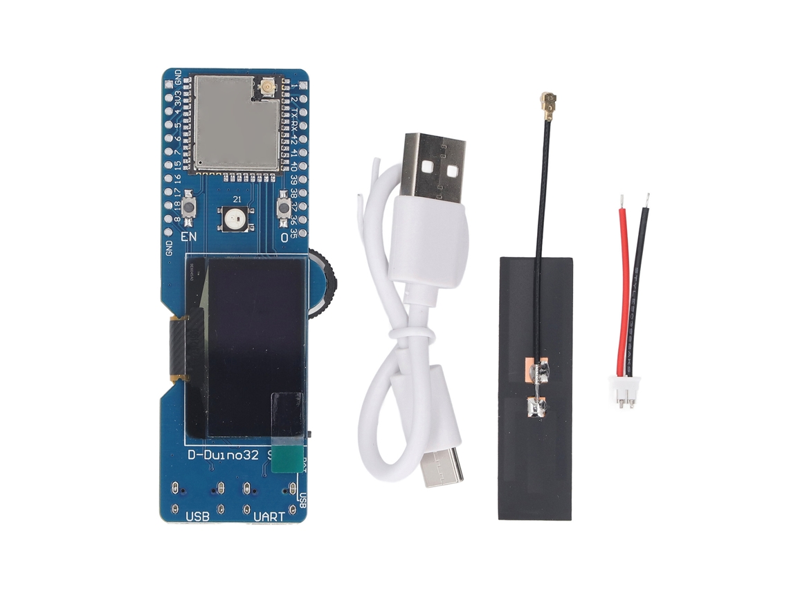 Módulo Bluetooth Inalámbrico Para D-duino-32 S3 N16r8 Com 16mb Flash 8mb Psram Antena Fpc Para Iot Reconocimiento Voz Rostro