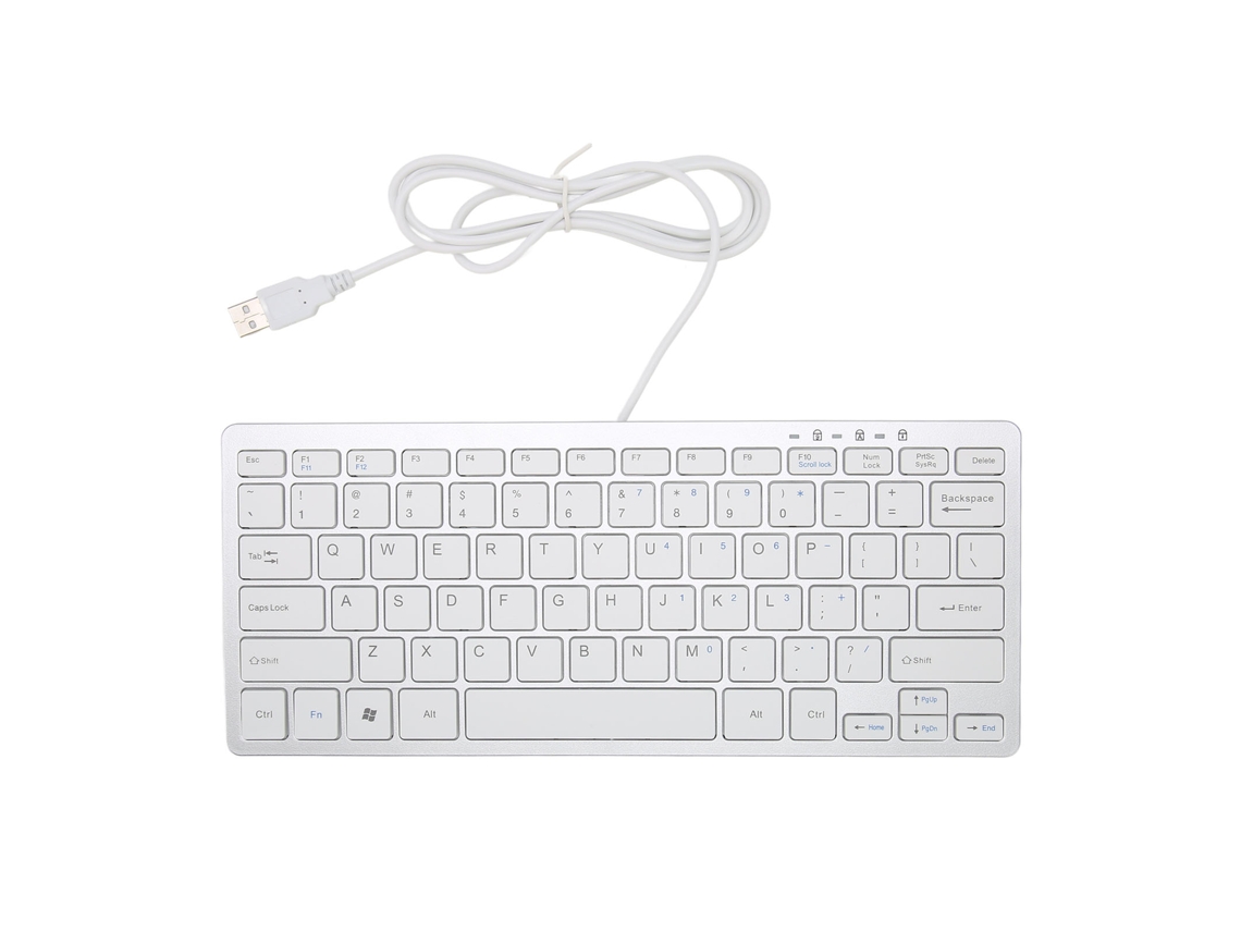 Teclado Scissor Com 78 Teclas Com Fio Usb