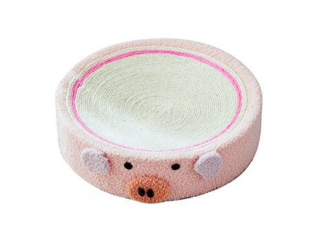 Cama Arranhadora para Gatos Forma Redonda Porquinho MEOIRUERY
