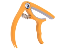 Removedor de pinos de ponte de plástico para guitarra de 4 a 6 cordas Capotraste, Baixo E Ukulele Amarelo Slowmoose